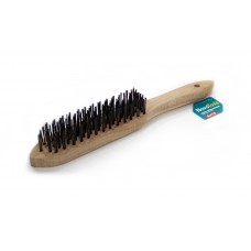 Щітка ручна NovoTools 4 * 16 c дерев'яною рукояткою